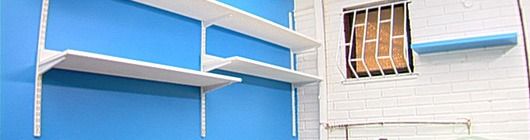 How to make a shelf in the laundry room - grandgoldman.com