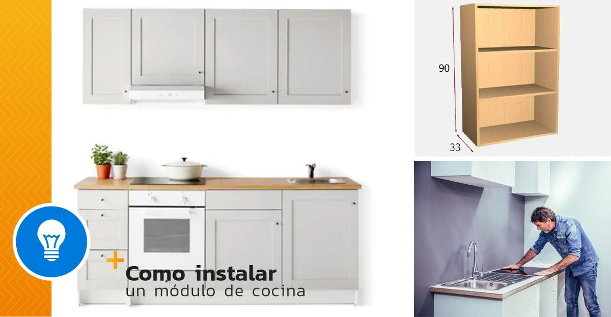 How to install a kitchen module in a kit - grandgoldman.com