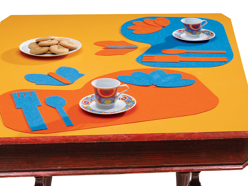 DIY Felt Placemats for a Cheerful Breakfast Table