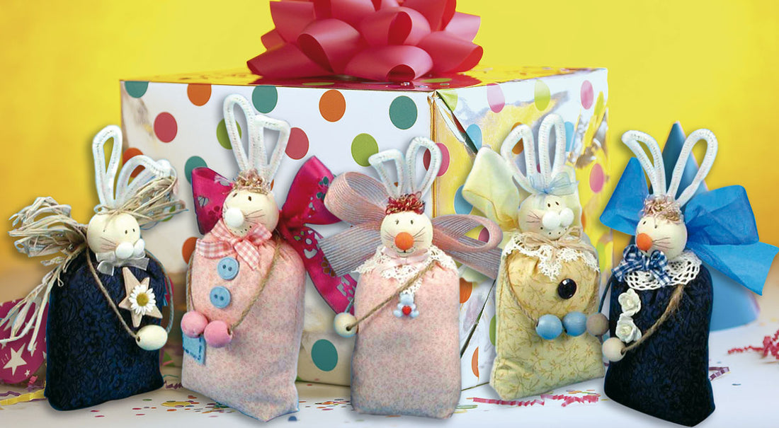 Charming DIY Easter Decorations: Fabric Bunny Bags