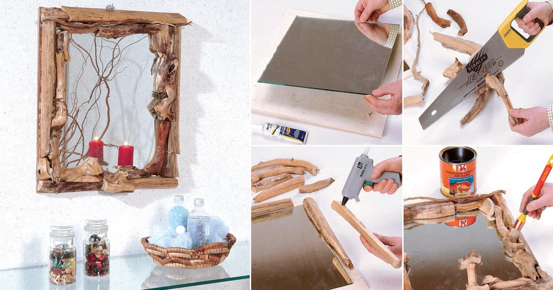 DIY Wooden Frame with Branches: A Nature-Inspired Project