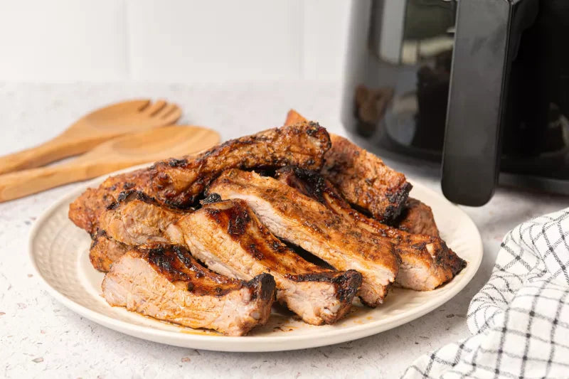 Air Fryer Pork Ribs Recipe: Tender, Juicy Ribs with Crispy Edges - grandgoldman.com