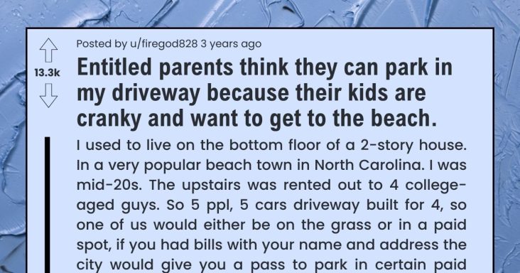 Neighbor Gets Entitled Parents Towed After They Park In A Paid Spot - grandgoldman.com