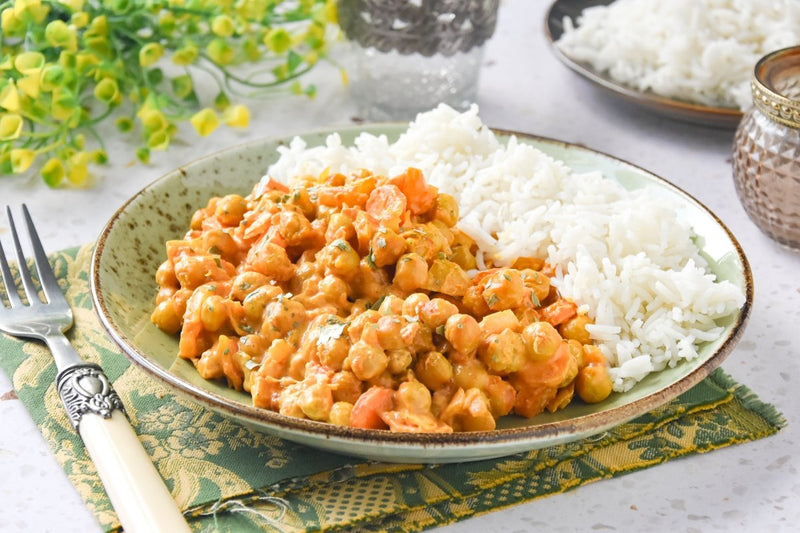 Chickpea Curry with Rice Recipe: Easy Indian Vegan Meal