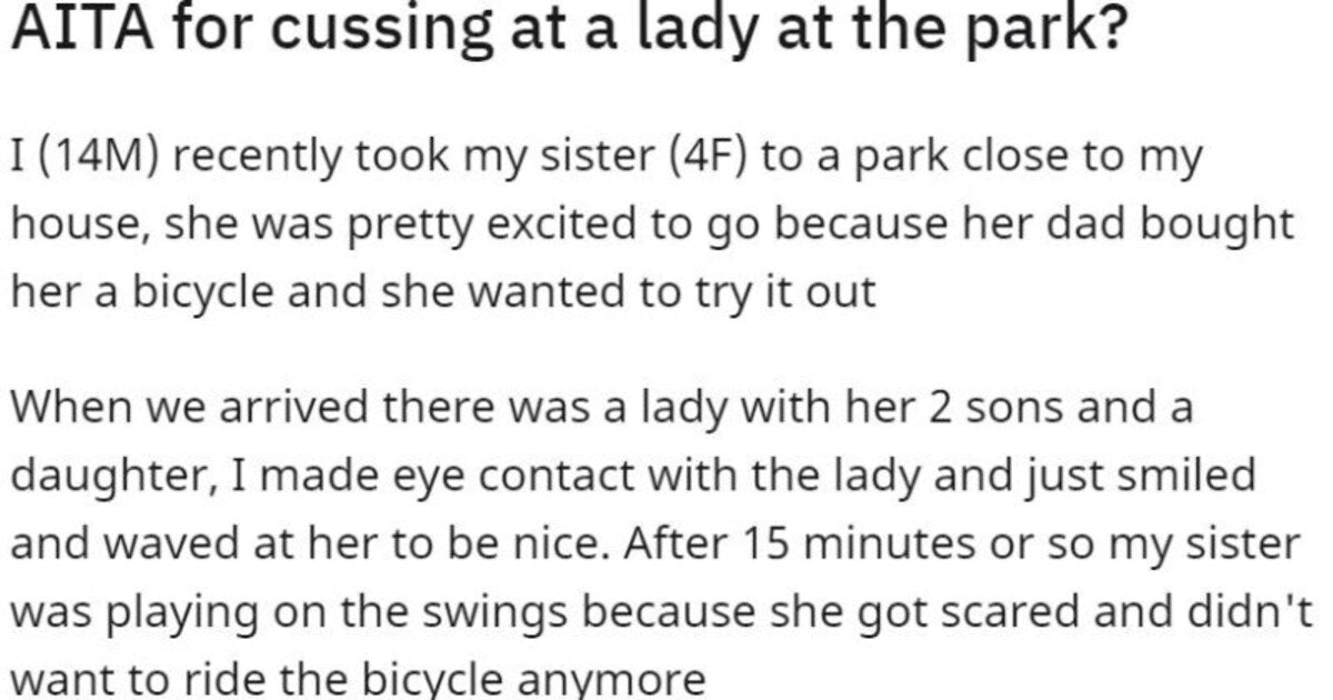 Entitled Mom Thinks Her Sons Can Play With Little Girl’s Bike At Park Because ‘She’s Not Using It’ - grandgoldman.com