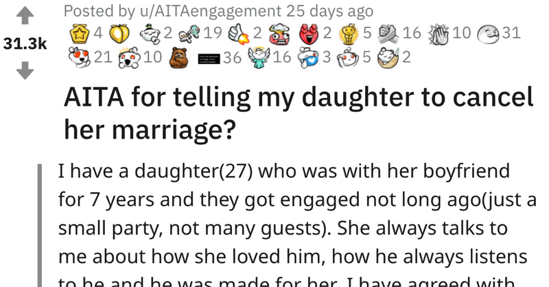 Dad Tells Her Daughter To Cancel Her Marriage When He Finds Out Her In-Laws Want Dowry