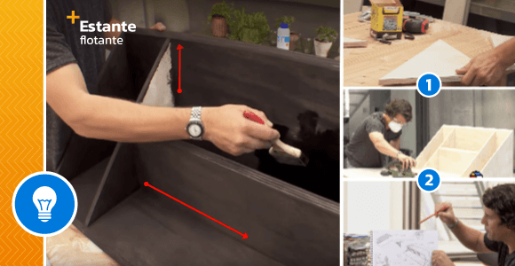 Learn how to build a wall desk for small spaces - grandgoldman.com
