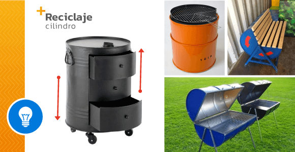 Metal drums for 15 ingenious ideas for your home - grandgoldman.com
