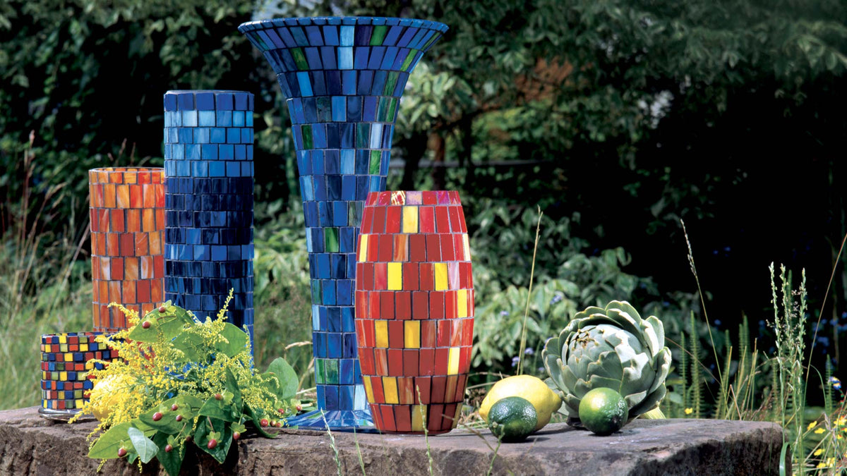 DIY Mosaic Glass Jar Decoration | Step-by-Step Guide