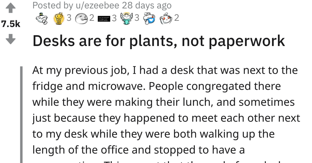 Guy Finds Perfect Solution For Co-Workers Dumping Papers On His Desk