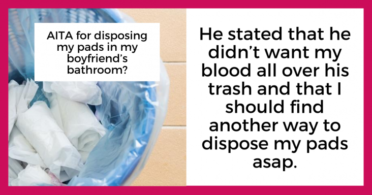 Boyfriend Berates GF For Disposing Her Sanitary Pads In His Bathroom