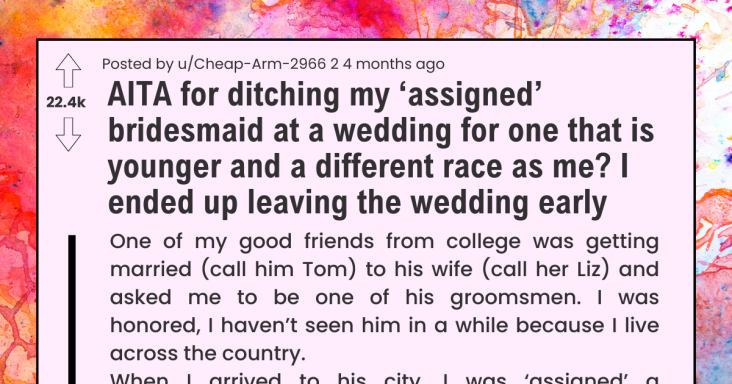 Bridesmaid Leaves Wedding Early And Ditched Her Role For Another Person, Bride Creates Drama - grandgoldman.com