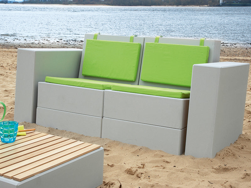DIY Cellular Concrete Sofa: A Low-Cost Outdoor Furniture Project