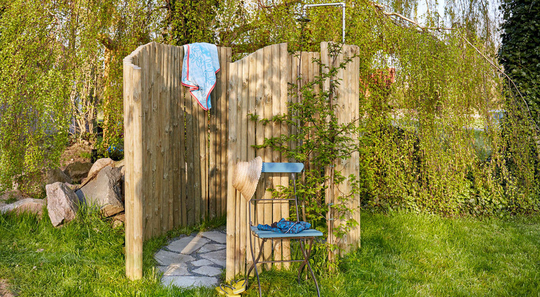 DIY Wooden Garden Shower | Build It in an Afternoon