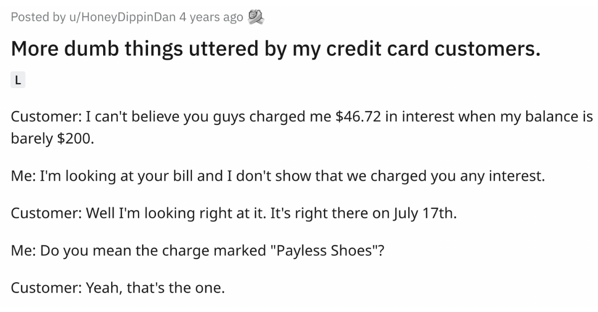 Call Center Employee Shares What’s It’s Like To Deal With Credit Card Holders And It’s No Fun - grandgoldman.com
