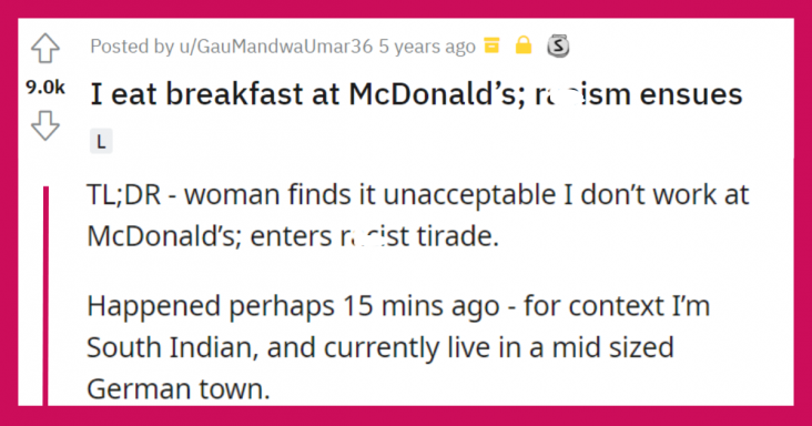 Crazy Woman Berates Another Customer For Not Working At McDonald’s