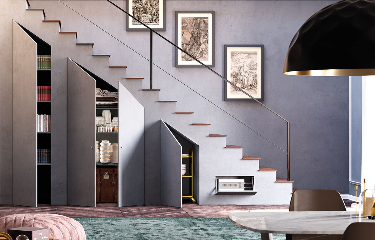 ECLISSE Syntesis Areo: Design Flush Door Line for Hidden Storage