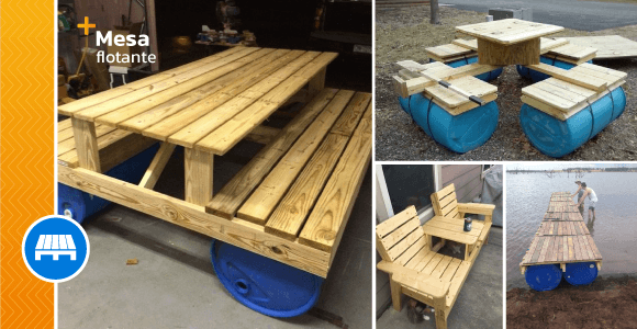 Build an Awesome Floating Picnic Table! - grandgoldman.com