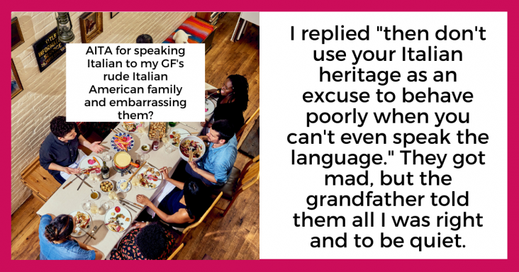 BF Asks If They Are Rude For Speaking Italian In Front Of GF’s Parents