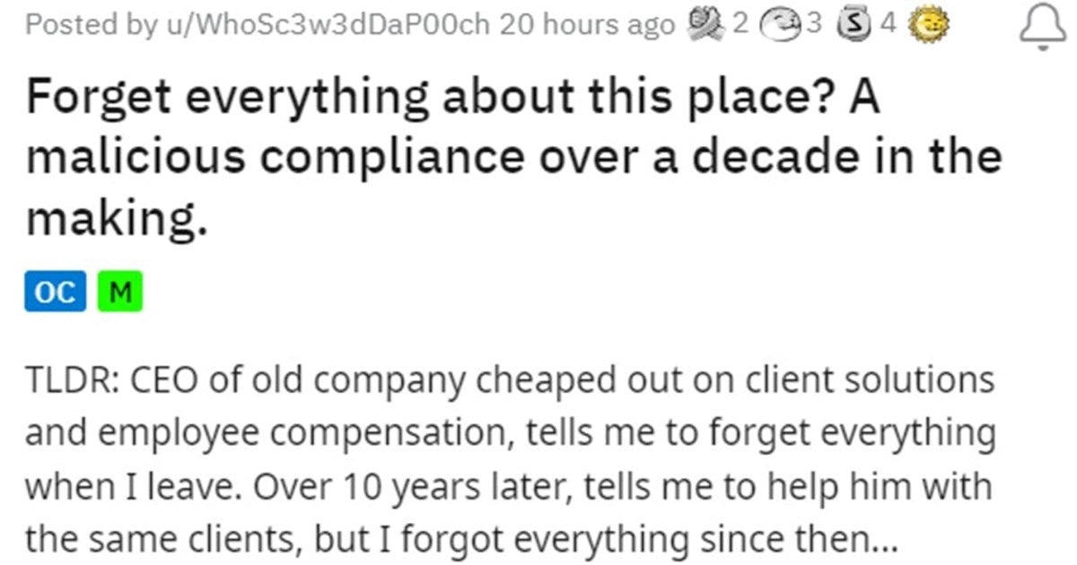 Employee Fired, Told To Forget Everything They Know, Regrets It After It Backfired
