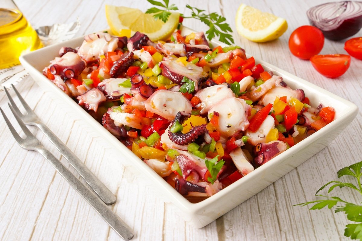 Octopus Salad Recipe: Fresh Spanish Summer Tapa, Tender & Smoky (64)