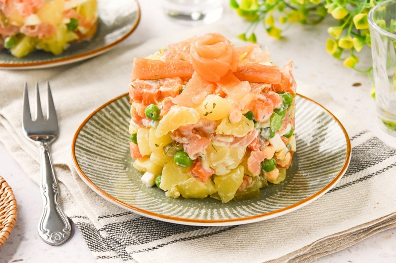 Salmon Ensaladilla Recipe: Creamy Spanish Potato Salad