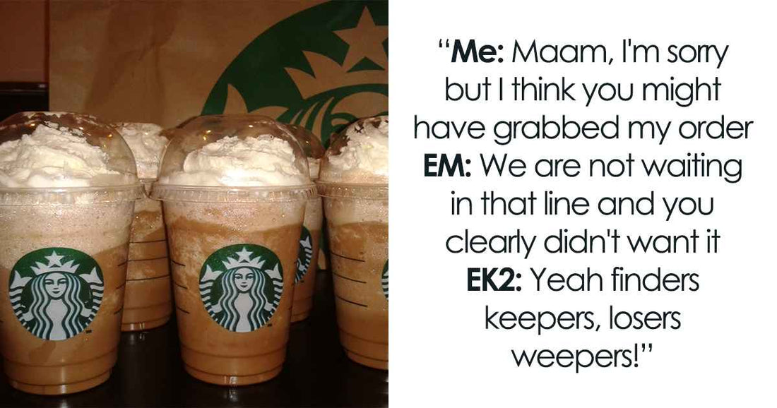 Entitled Mother Lets Her Kids ‘Sample’ Someone Else’s Starbucks Drink, Regrets It