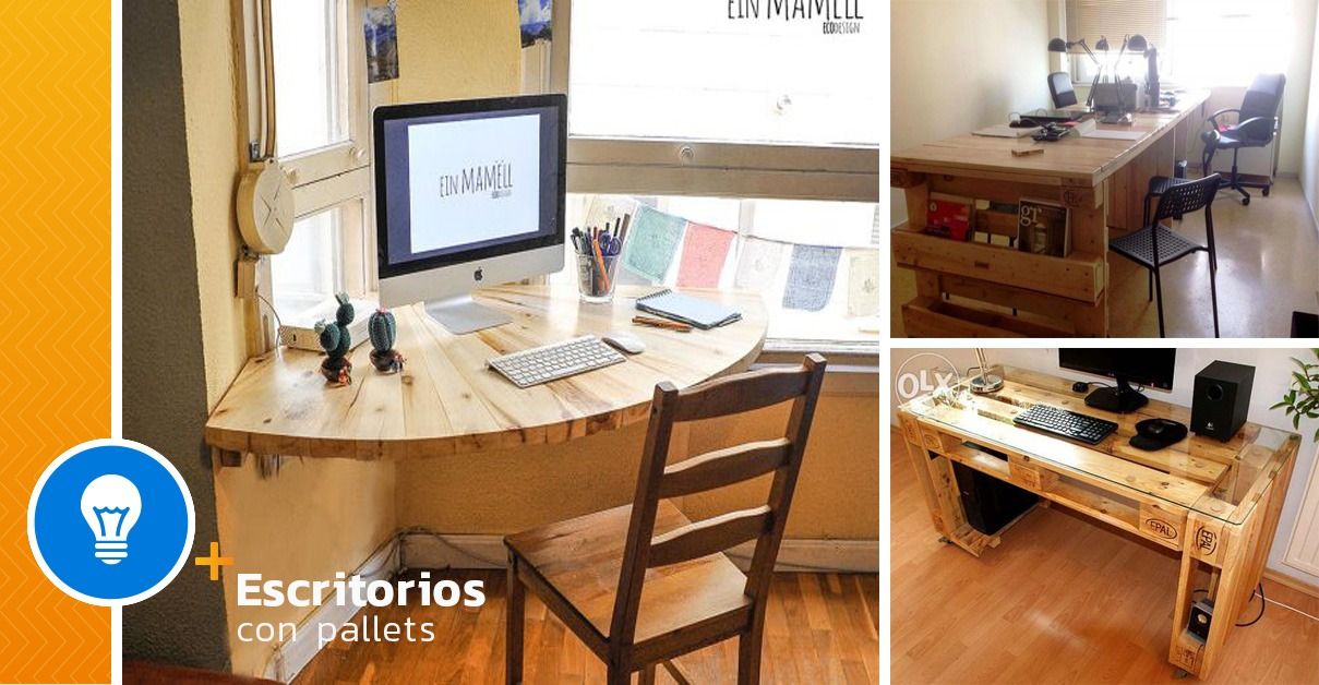 10 desks made with pallets that you will want to have in your home - grandgoldman.com