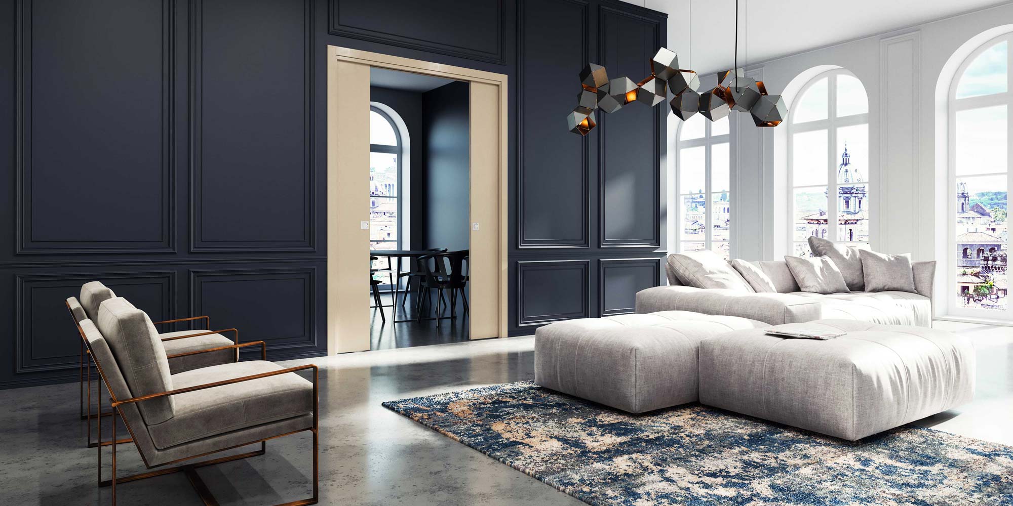 Evokit Ermetika: Easy Sliding Door Kit for Convenient Space-Saving Solution