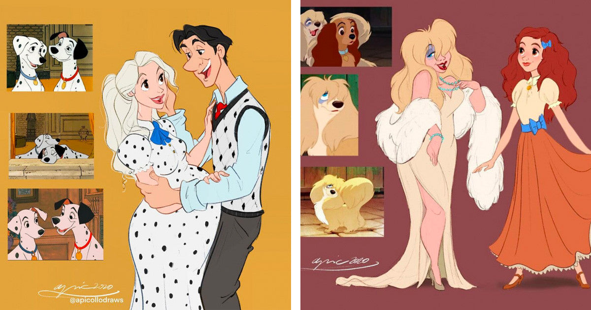Artist Creates Amazing ‘Disney Humanimals’ By Turning Humans Into Animals And Vice Versa - grandgoldman.com
