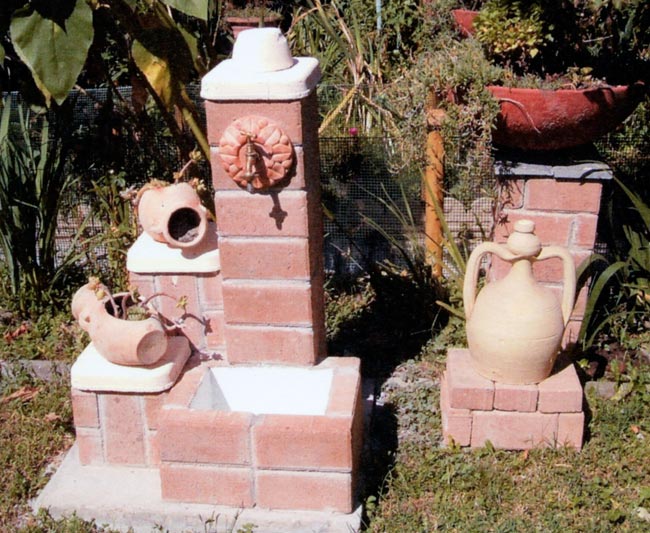 DIY Garden Fountain with Interlocking Pavers: Easy Build