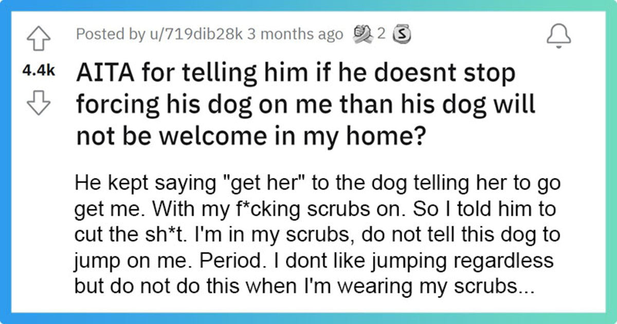 Woman Is Angry At Her Boyfriend For Not Listening To Her Rules About The Dog And Keep Forcing It - grandgoldman.com