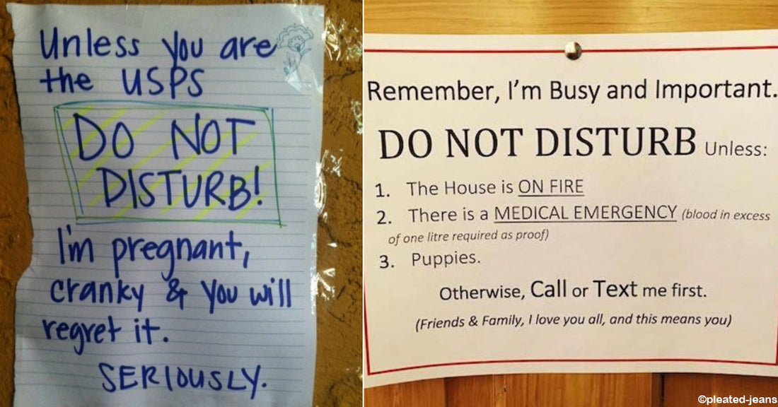 14 Extremely Funny “Do Not Disturb” Signs That Will Make You Laugh