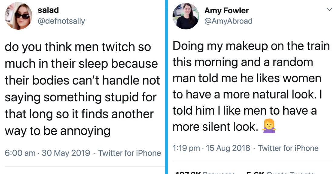 30 Hilarious Tweets By Women That Obliterated Men, ”Not All Men” Though