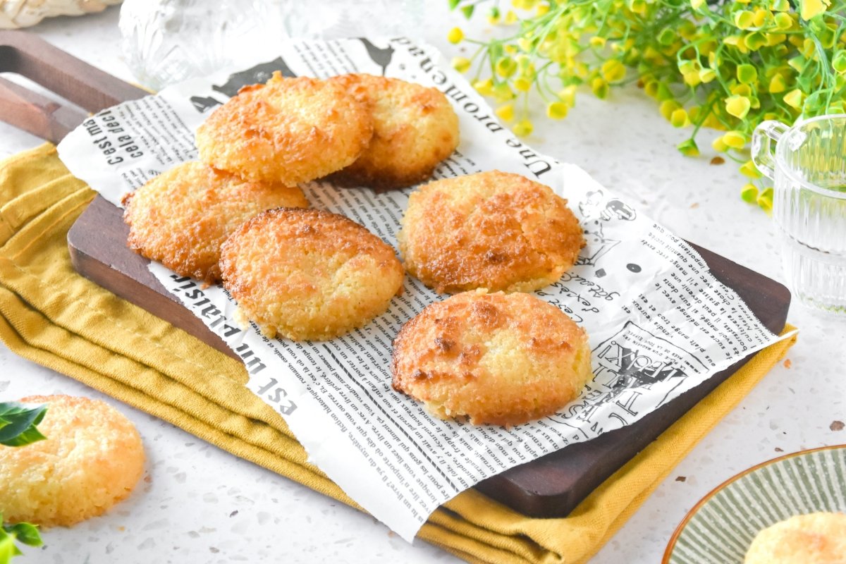 Coconut Cookies: Easy 4-Ingredient Chewy Sweet Treat
57