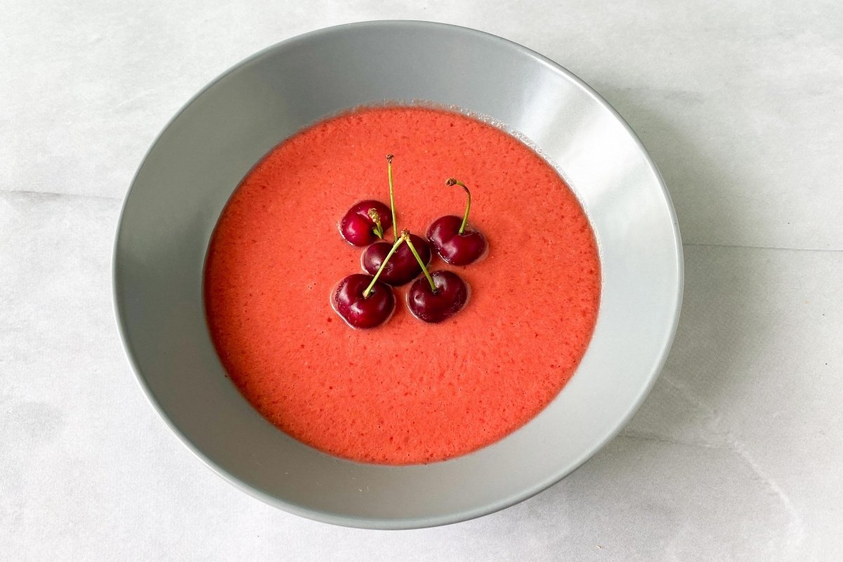 Chilled Cherry Gazpacho: Easy Andalusian Summer Soup  
(56 characters)