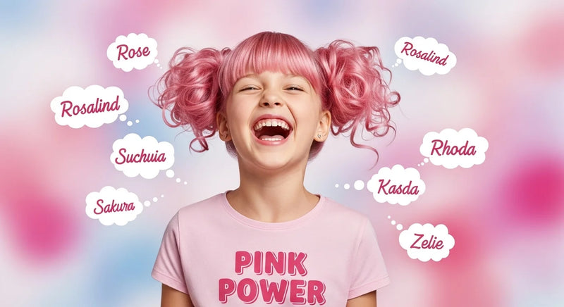 Pink names: 250+ adorable girl names that mean pink for 2026