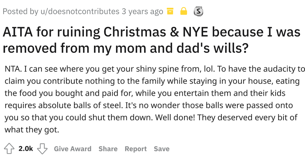 Woman Gets Removed From Will For Not Having Children, She Ruined The Family Holidays - grandgoldman.com