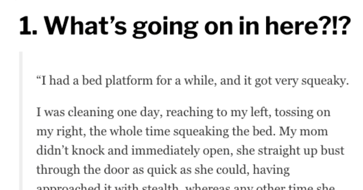 15 Hilarious Tales From Parents Who Didn’t Knock Before Entering