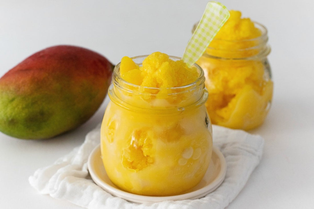 Mango Granita Refreshing Icy Dessert Recipe - grandgoldman.com