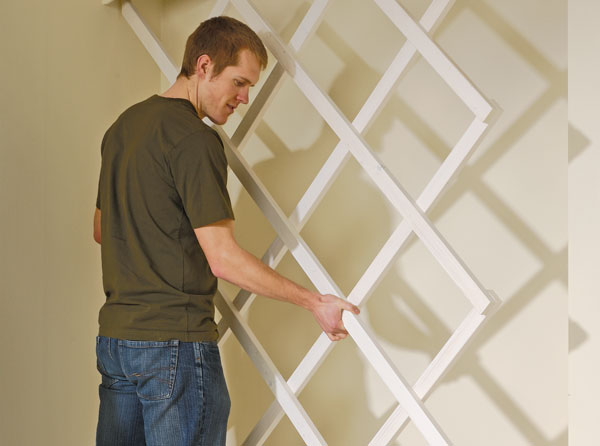 How to Build a Decorative DIY Trellis for Your Wall