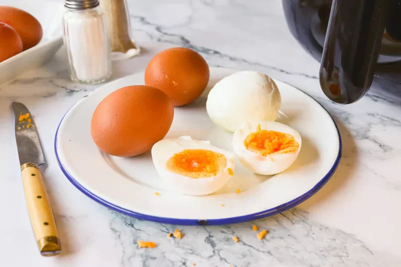 Air Fryer Hard-Boiled Eggs Recipe: Easy Peel, No Boiling Water - grandgoldman.com