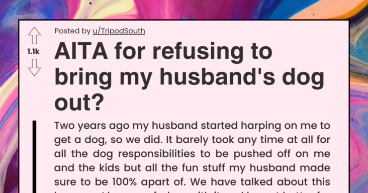 Wife Is Tired Of Taking Care Of Her Husband’s Pet She Didn’t Want In The First Place, Drama Ensues