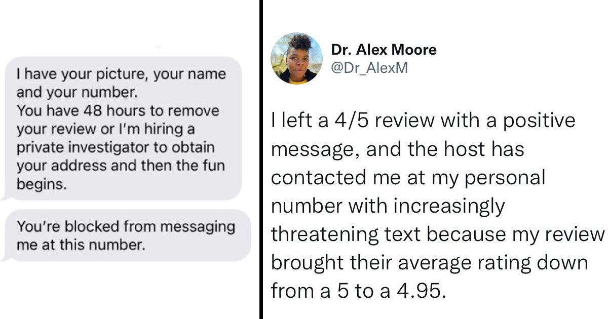 Airbnb Host Threatens Guest For Leaving 4/5 Star Rating, Guest Gets His Account Removed