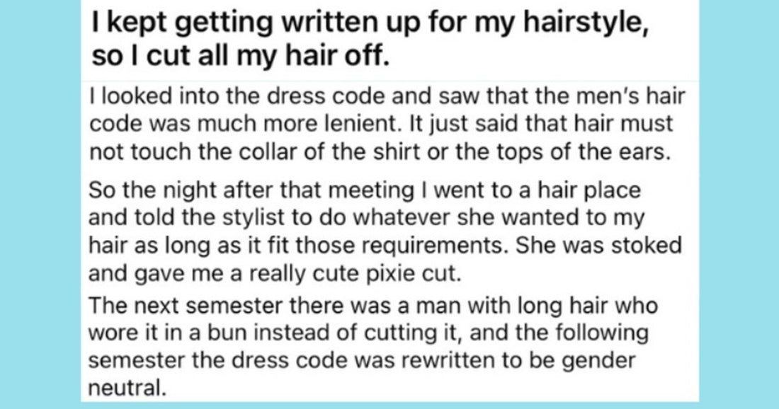 Female Firefighter Was Called Out For Her Hairstyle, Cuts All Her Hair Off And Gets The Dress Code Rewritten