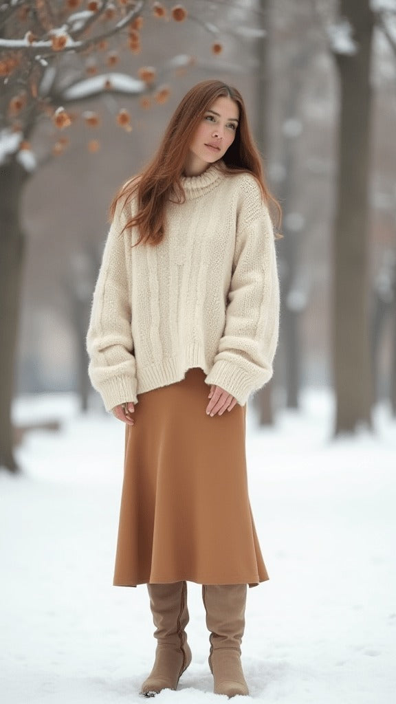 15 Cute Winter Skirt Outfits for Every Style