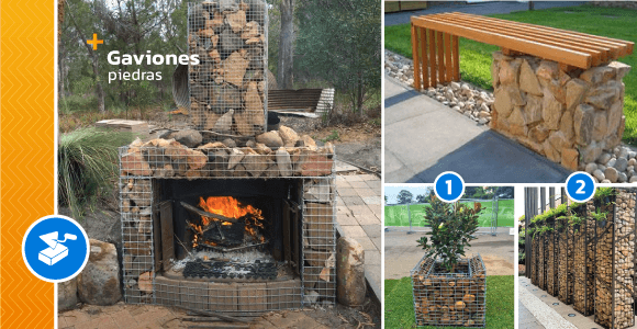 Structures made with stone Gabions - grandgoldman.com
