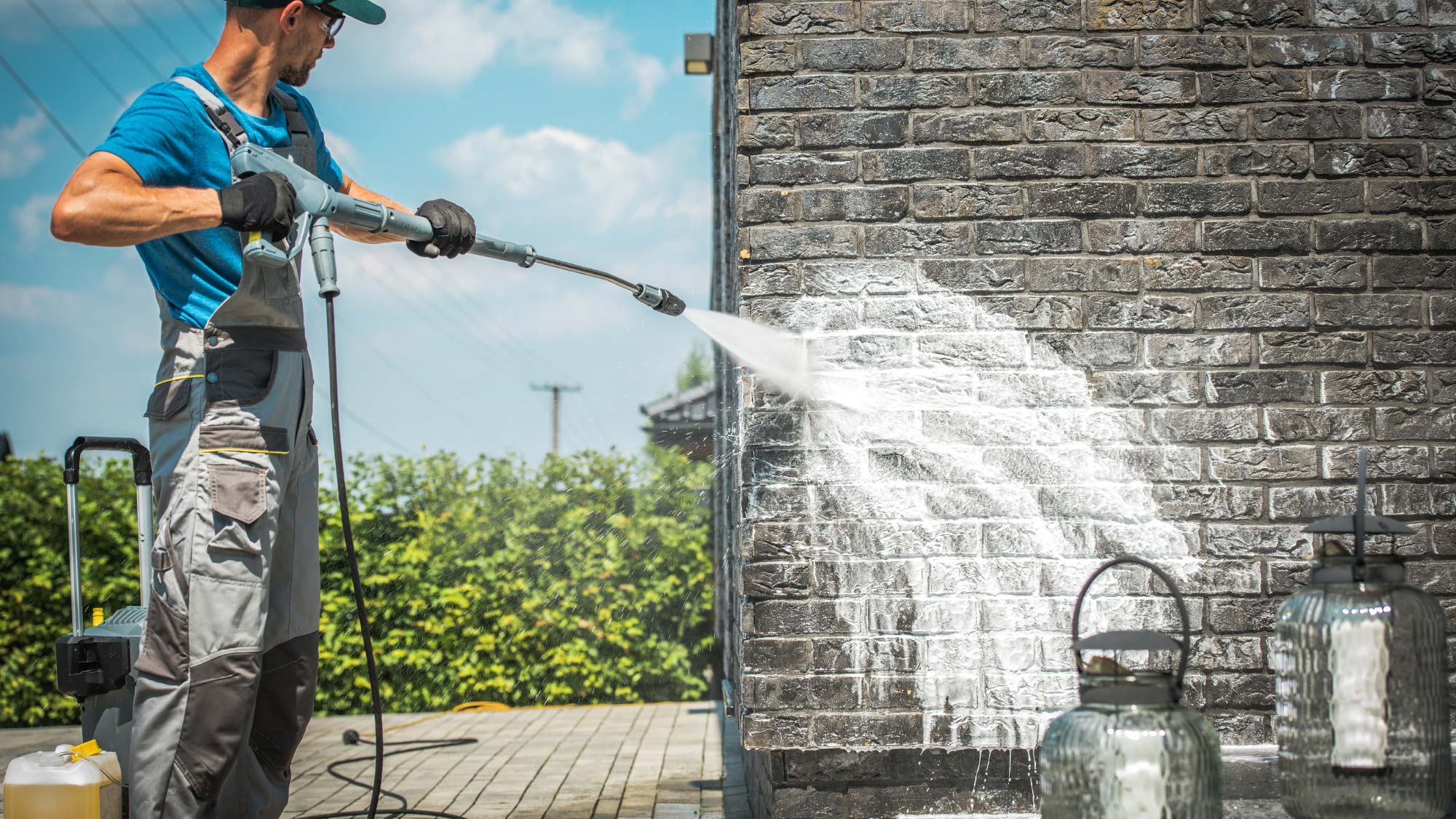 Clean Outdoor Spaces & Garden Furniture Easily with Pressure Washers