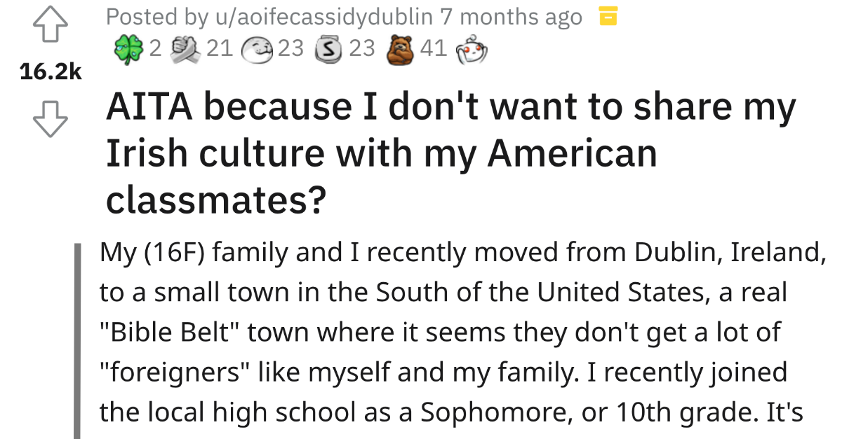 Irish Teen Gets Punished After They Speak Up About The Exploitation Of Their Culture In High School