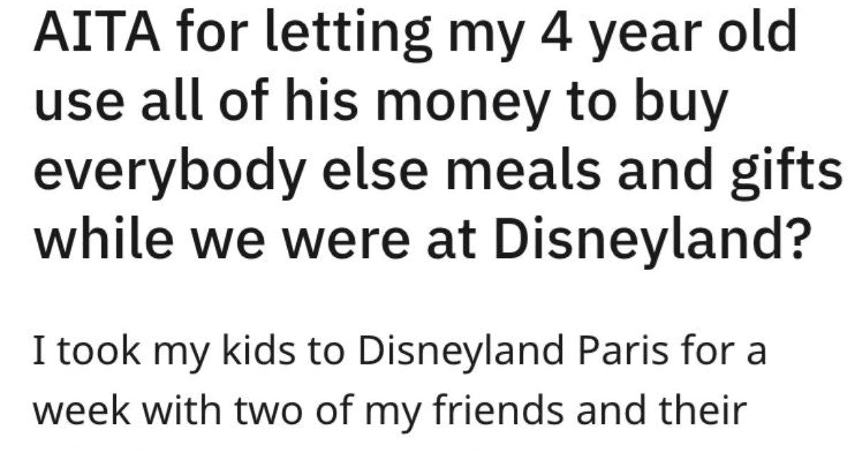 Woman Gets Berated On Reddit For Allowing Her Son To Spend His Pocket Money On His Own - grandgoldman.com